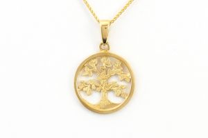 Arany medál áttört életfa - 