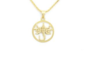 Arany medál áttört Skorpió - 