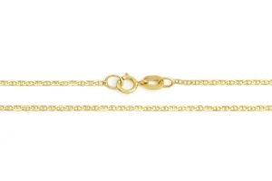 Arany nyaklánc vékony Gucci 1.2mm - 