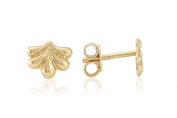 Arany fülbevaló stekkeres virágocska