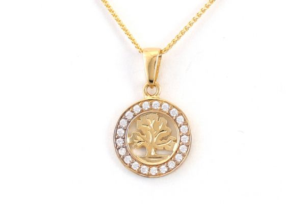 Arany medál pici életfa kövekkel kirakva