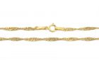 Arany nyaklánc Szingapúri 2mm széles
