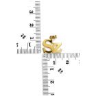Arany betű medál 10mm magas – személyre szabott kezdőbetű